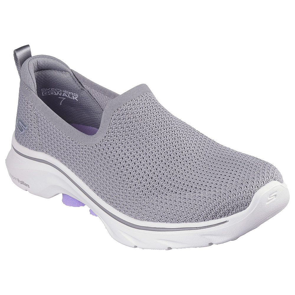 Skechers Nữ Giày Thể Thao GOwalk 7 Shoes - 125218-GRY