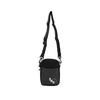 Black Check: Performance Sling Bag