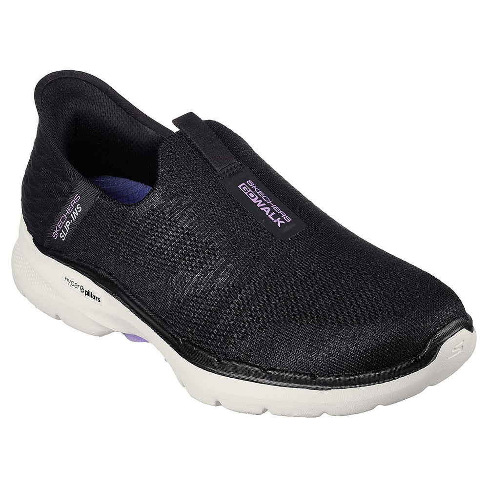 Skechers Women's Slip-Ins GOwalk 6 Shoes - 124569-BKLV