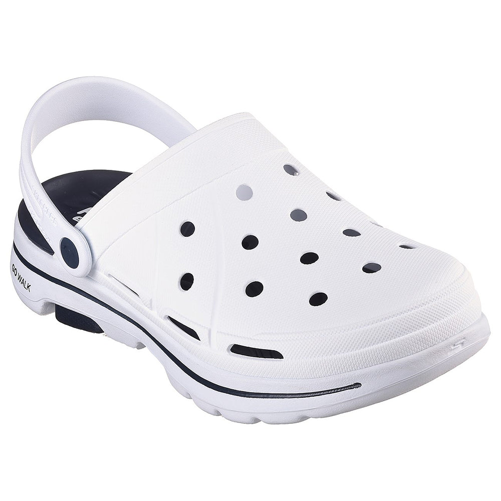 Skechers Men's Molded Closed Toe Rain Sandals Foamies GOwalk 5 Shoes - 243032-WNV